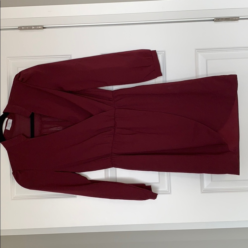 Maroon dress